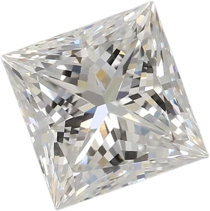 2.08 Carat F VVS2 Princess Lab Diamond