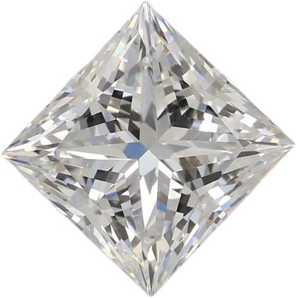 2.09 Carat F VVS2 Princess Lab Diamond