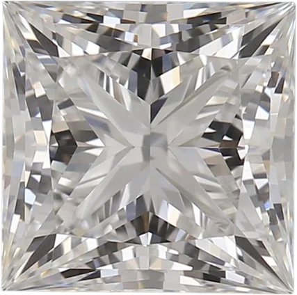 2.28 Carat D VVS1 Princess Lab Diamond