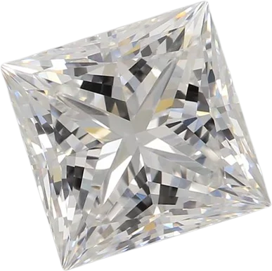 2.5 Carat E VVS2 Princess Lab Diamond