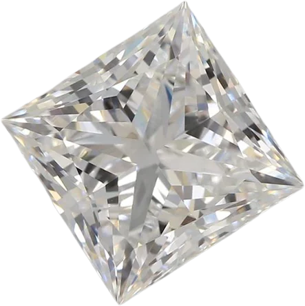 2.5 Carat F VVS2 Princess Lab Diamond