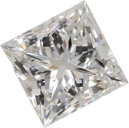 2.5 Carat F VVS2 Princess Lab Diamond