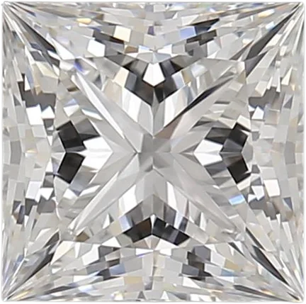 2.51 Carat D VVS1 Princess Lab Diamond