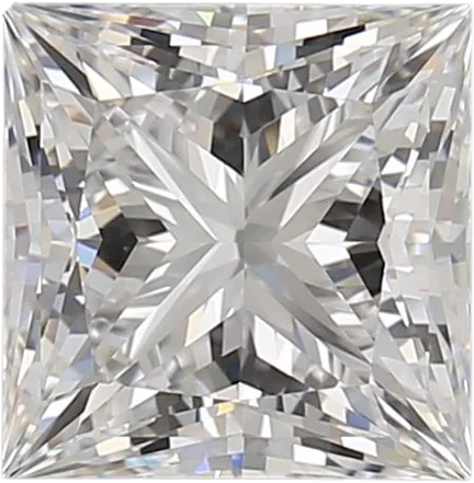 2.51 Carat D VVS1 Princess Lab Diamond