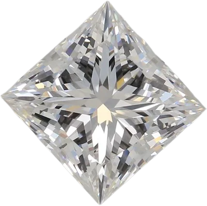 2.52 Carat F VVS2 Princess Lab Diamond