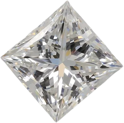 2.53 Carat F VVS2 Princess Lab Diamond