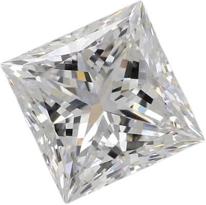 2.54 Carat E VVS2 Princess Lab Diamond