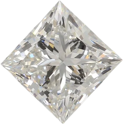 2.54 Carat F VVS2 Princess Lab Diamond