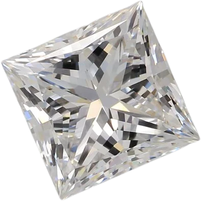 2.55 Carat E VVS2 Princess Lab Diamond