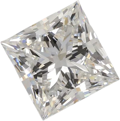 2.55 Carat F VVS2 Princess Lab Diamond