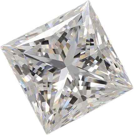 2.56 Carat E VS1 Princess Lab Diamond