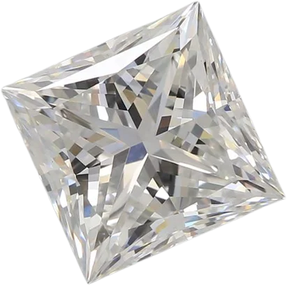 2.56 Carat F VVS2 Princess Lab Diamond