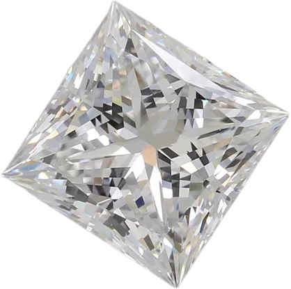 2.57 Carat F VVS2 Princess Lab Diamond