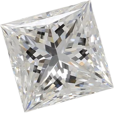 2.58 Carat E VVS2 Princess Lab Diamond