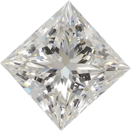 2.59 Carat E VVS2 Princess Lab Diamond