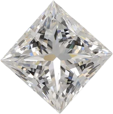 3.05 Carat E VVS2 Princess Lab Diamond