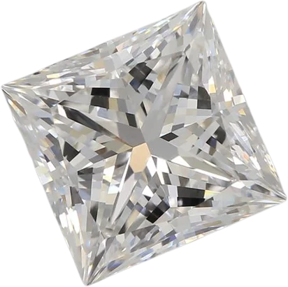 3.05 Carat E VVS2 Princess Lab Diamond