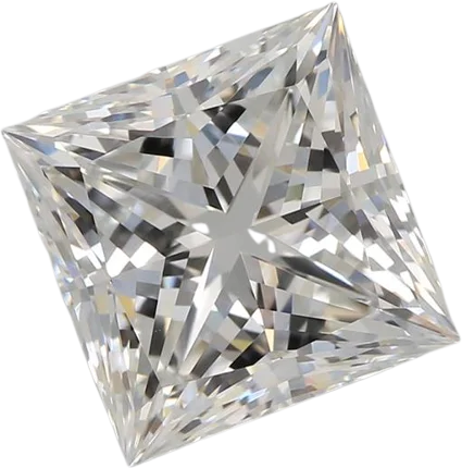 3.05 Carat F VVS2 Princess Lab Diamond