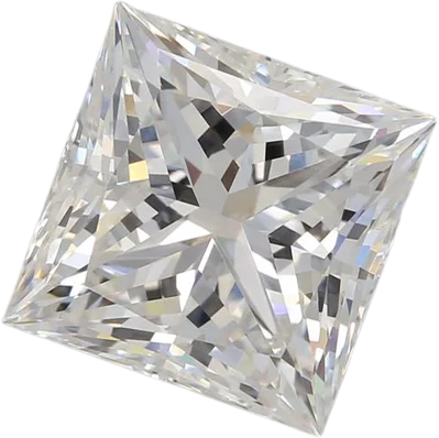 3.06 Carat F VVS2 Princess Lab Diamond