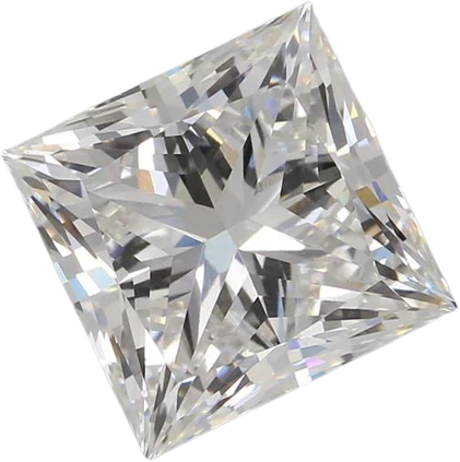 3.07 Carat E VVS2 Princess Lab Diamond