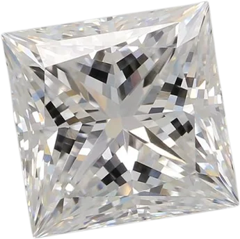 3.09 Carat E VVS2 Princess Lab Diamond