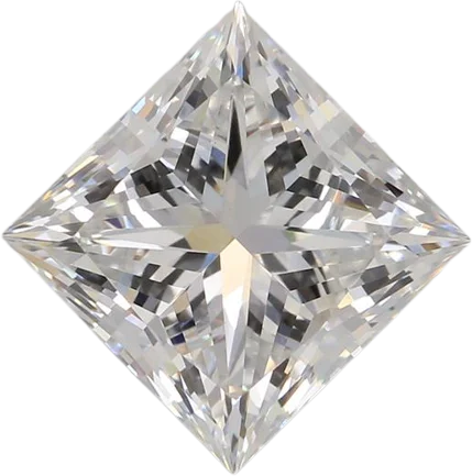 3.09 Carat E VVS2 Princess Lab Diamond