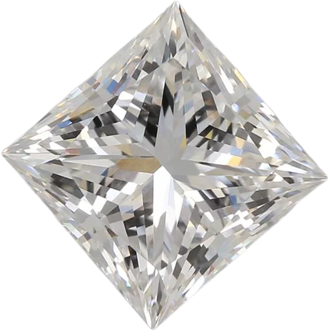 3.09 Carat E VVS2 Princess Lab Diamond