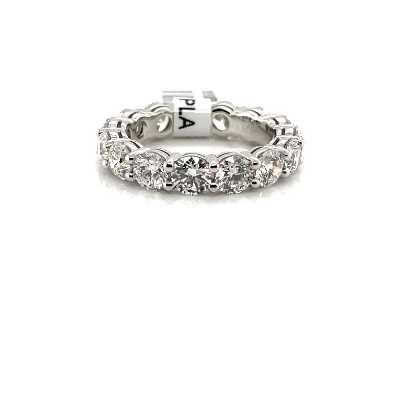 Bremer Jewelry Round Diamond Anniversary/Eternity Fashion Ring in Platinum (4.95ctw)