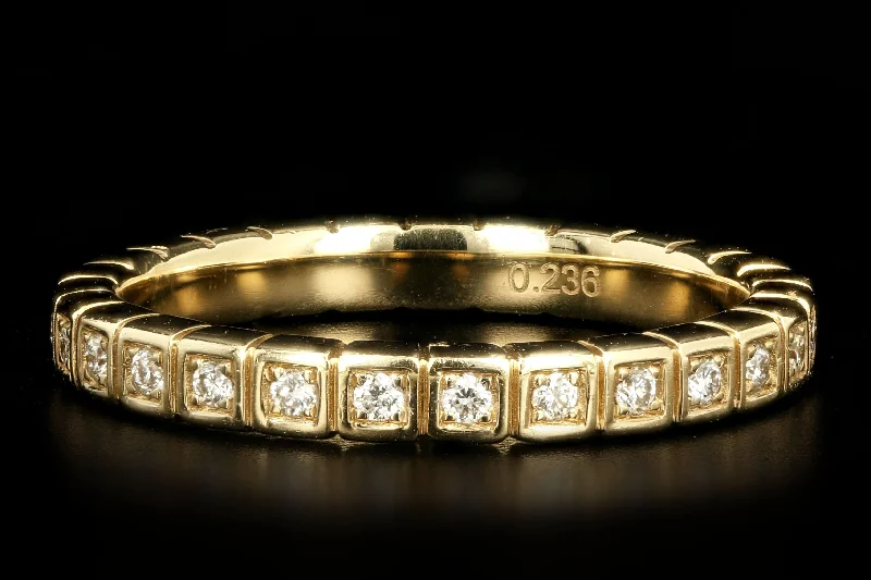 New 14K Yellow Gold .24 Carat Round Brilliant Diamond Band