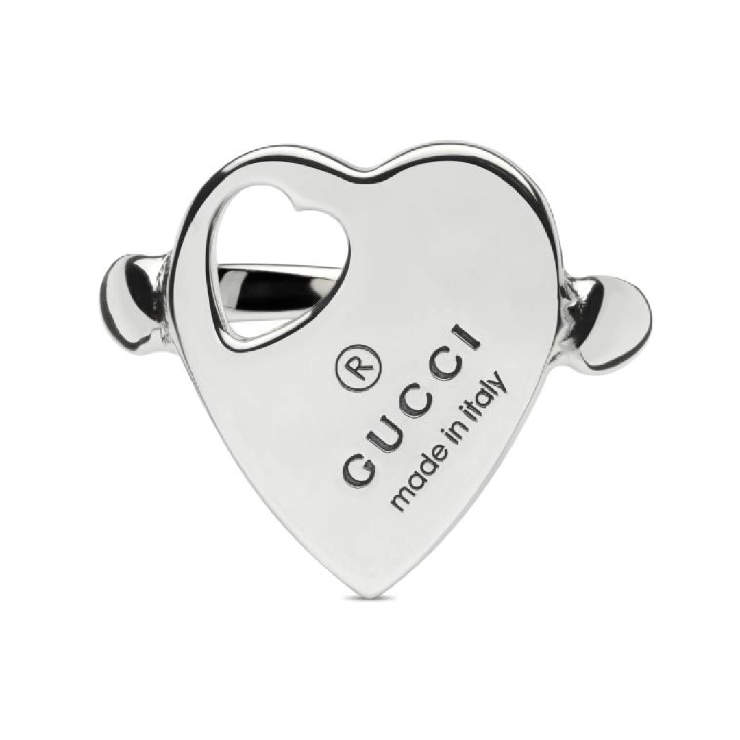 Gucci Sterling Silver Trademark Ring