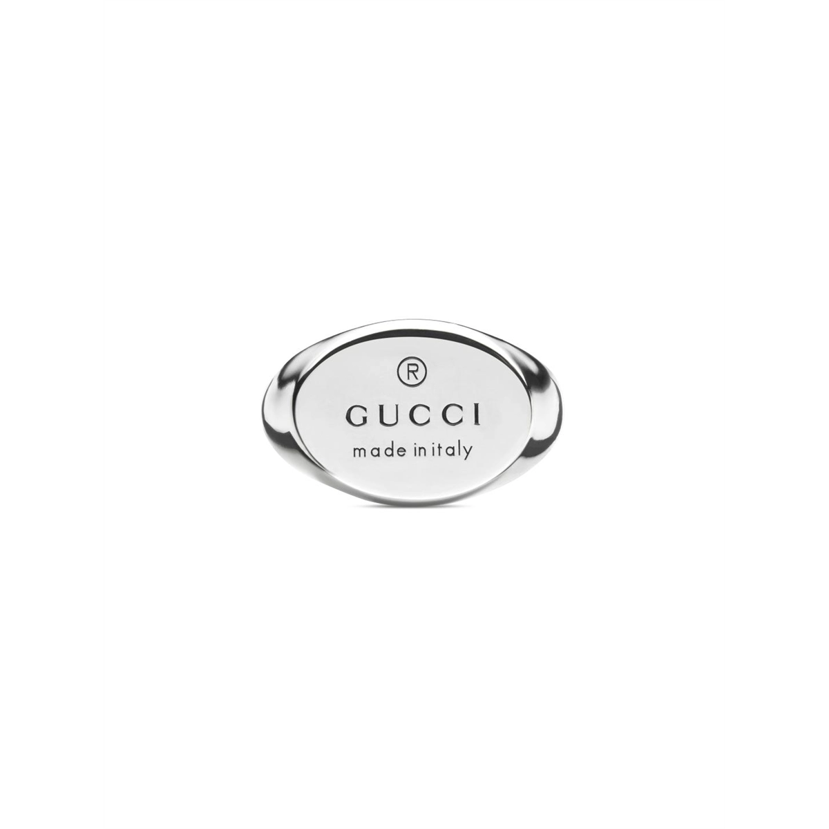 Gucci Sterling Silver Trademark Ring