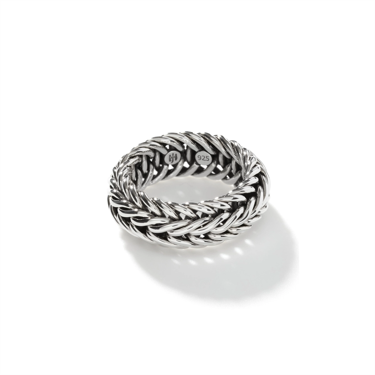 John Hardy Kami Classic Chain Sterling Silver 9mm Band Ring