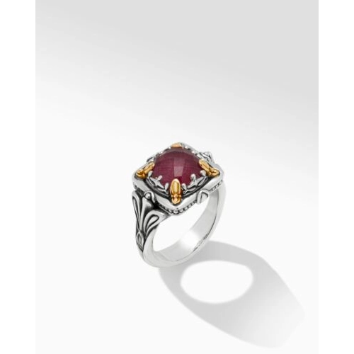 Konstantino Silver & 18K Gold Gen-K Ruby Doublet Ring