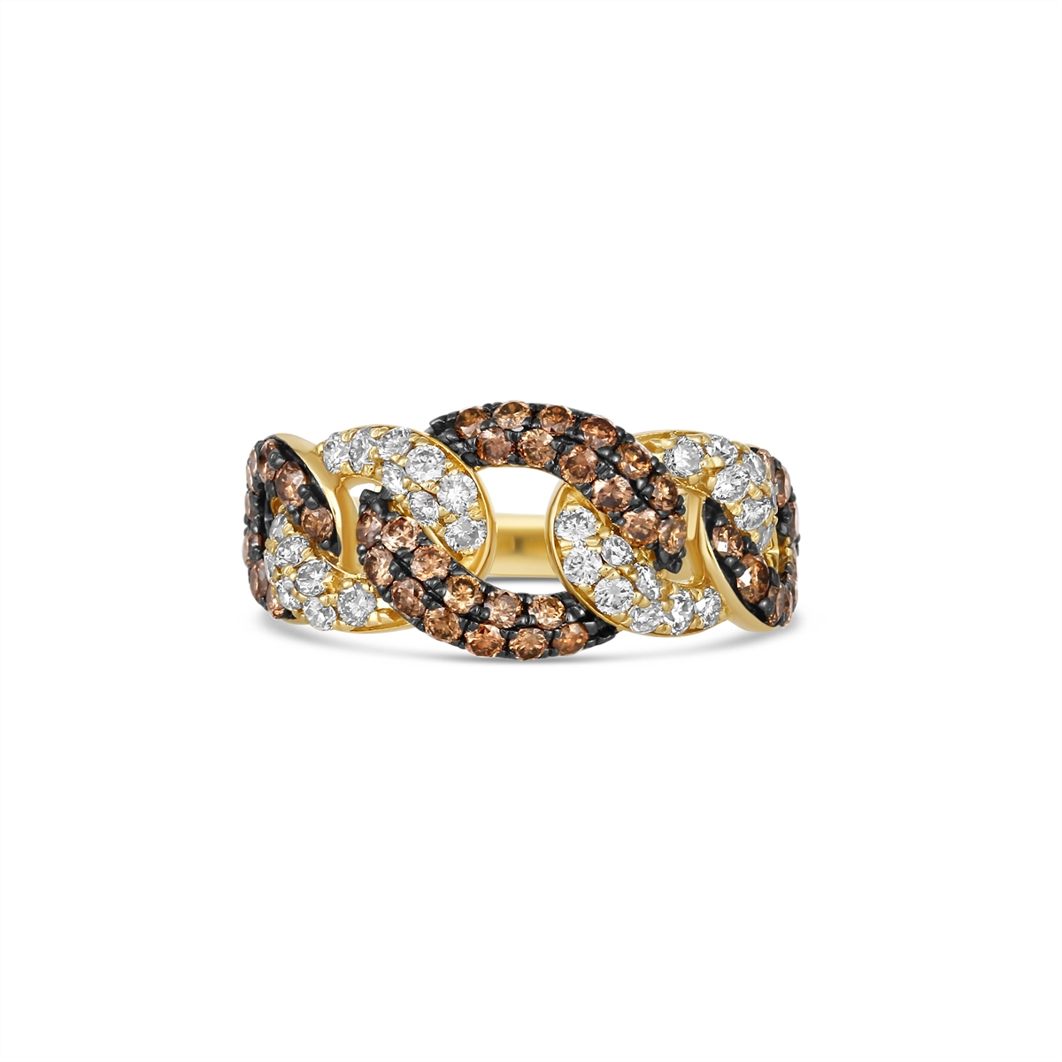 Le Vian 14K Honey Gold Chocolate and Vanilla Diamond Ring