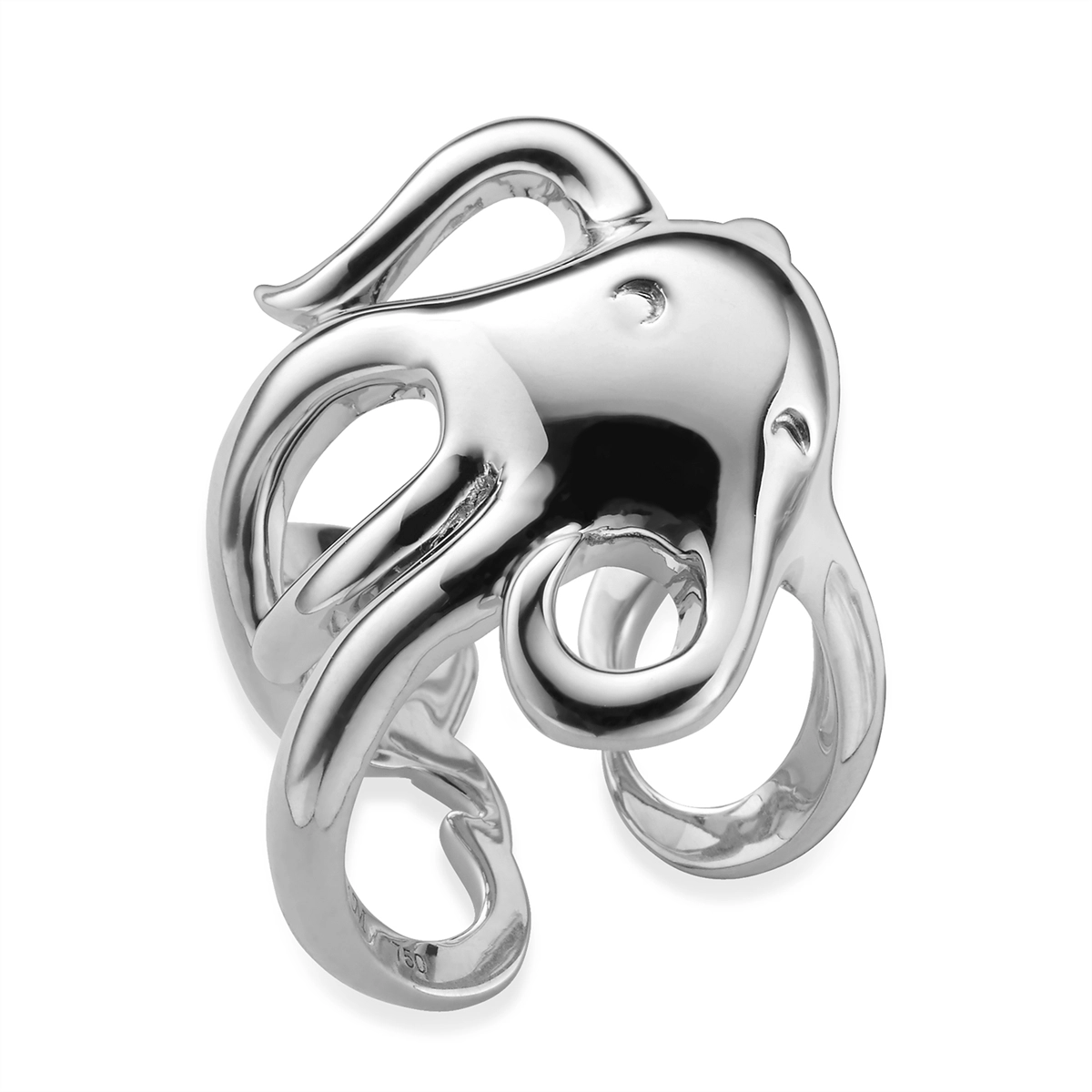 Monica Rich Kosann Sterling Silver Intuition Octopus Ring