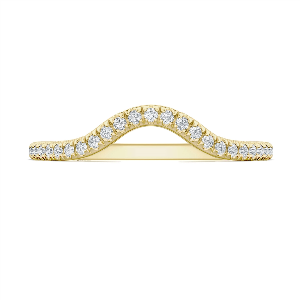 Tacori 18K Yellow Gold 1.7mm Contour Diamond Band