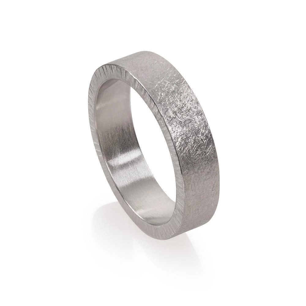 Todd Reed Mens Sterling Silver Band