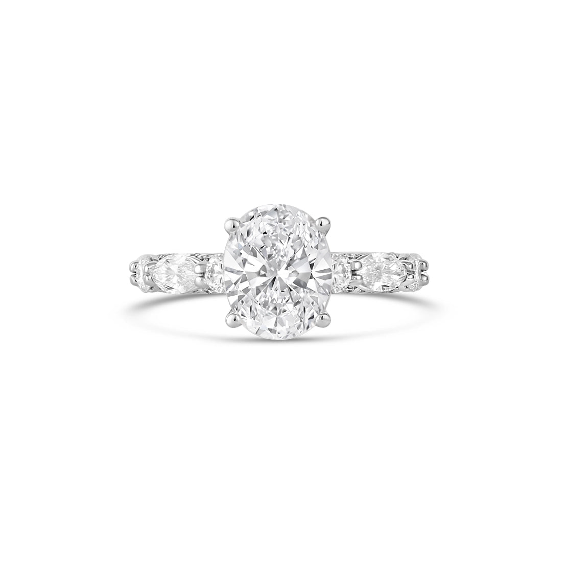 Verragio 14K White Gold Diamond Semi-mount Ring