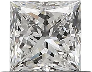 0.6 Carat E SI1 Princess Natural Diamond