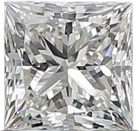 0.6 Carat I VS1 Princess Natural Diamond