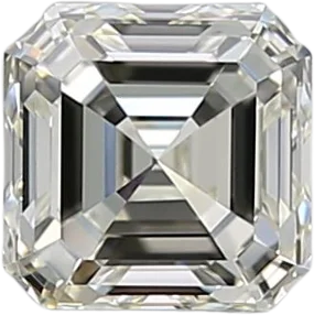 0.7 Carat L VVS2 Asscher Natural Diamond