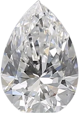 0.7 Carat D VS1 Pear Natural Diamond