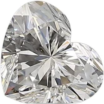 0.8 Carat G SI2 Heart Natural Diamond