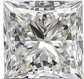 0.82 Carat I IF Princess Natural Diamond