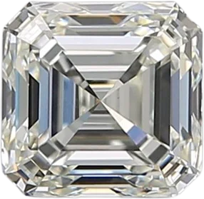 0.9 Carat J VS1 Asscher Natural Diamond