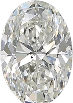 0.9 Carat I SI1 Oval Natural Diamond