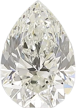 0.9 Carat I IF Pear Natural Diamond