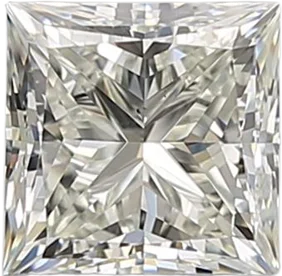 0.9 Carat K VS2 Princess Natural Diamond