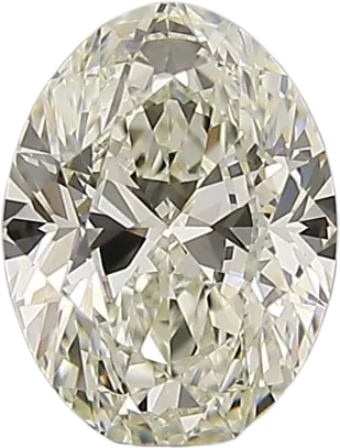 0.91 Carat J IF Oval Natural Diamond