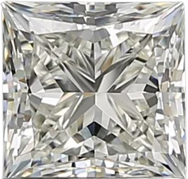 0.91 Carat J VVS2 Princess Natural Diamond